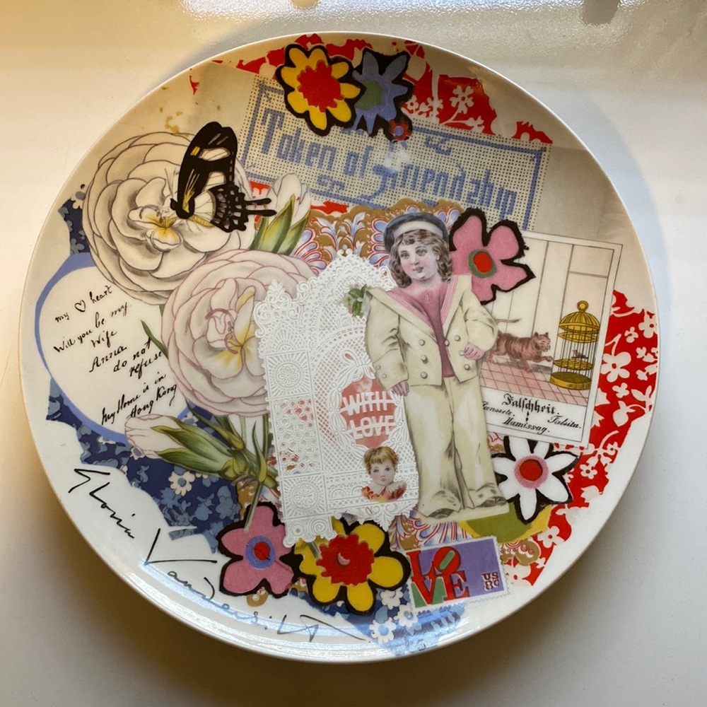 Vintage Gloria Vanderbilt Dinner Plate Japan